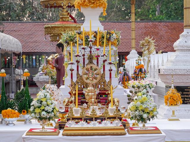 The University of Phayao inherits the Tradition of the Phra That Chom Thong Blanket Parade for the Year 2024