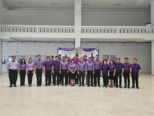 คณบดีคณะสหเวชศาสตร์ พร้อมบุคลากร ร่วมพิธีถวายพระพรชัยมงคล สมเด็จพระกนิษฐาธิราชเจ้า กรมสมเด็จพระเทพรัตนราชสุดาฯ สยามบรมราชกุมารี