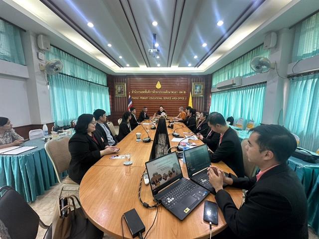 วิทยาลัยการศึกษา ดำเนินกิจกรรมติดตามการปฏิบัติการวิชาชีพบริหารการศึกษาในหน่วยงานทางการศึกษา ณ สำนักงานเขตพื้นที่การศึกษาประถมศึกษาพะเยา เขต 2