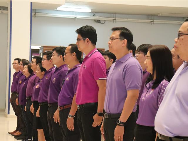 วิศวกรรมศาสตร์ มพ. ร่วมพิธีถวายพระพรชัยมงคล ปลูกต้นดอกคำใต้ เนื่องในโอกาสวันคล้ายวันพระราชสมภพ สมเด็จพระกนิษฐาธิราชเจ้า  กรมสมเด็จพระเทพรัตนราชสุดาฯ