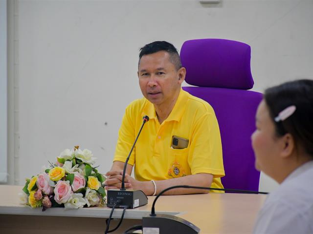 คณะผู้บริหารพบสโมสรนิสิตวิทยาลัยการศึกษา ประจำปีการศึกษา 2567