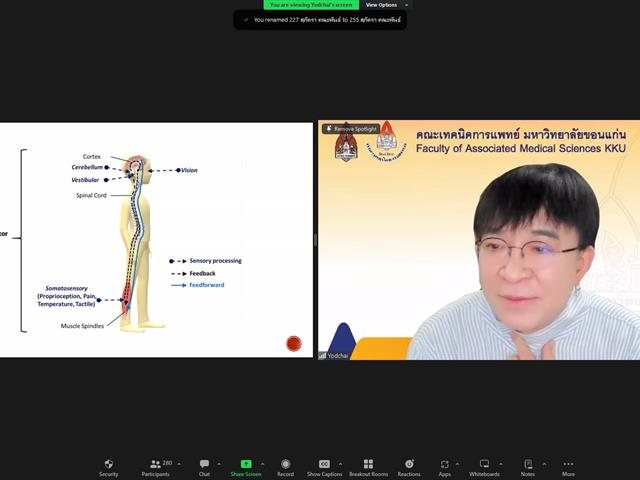 สาขากายภาพบำบัด คณะสหเวชศาสตร์ จัดโครงการในหัวข้อ Functional correction of lumbo-pelvic hip complex: Asymmetrical overloaded syndrome