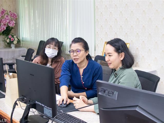 ศูนย์ภาษา คณะศิลปศาสตร์ จัดโครงการพัฒนาเครื่องมือในการวัดและประเมินผลการเรียนรู้ รายวิชาภาษาอังกฤษ หมวดรายวิชาศึกษาทั่วไป 3 รายวิชา