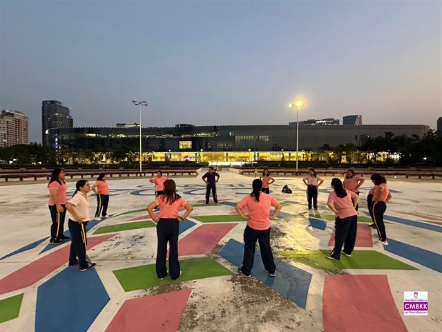 วิทยาลัยการจัดการ เข้าร่วมเสริมสร้างสุขภาวะภายในองค์กร Project : Good Health Well-Being : BMI Challenge ณ สวนป่าเบญจกิติ กรุงเทพมหานคร