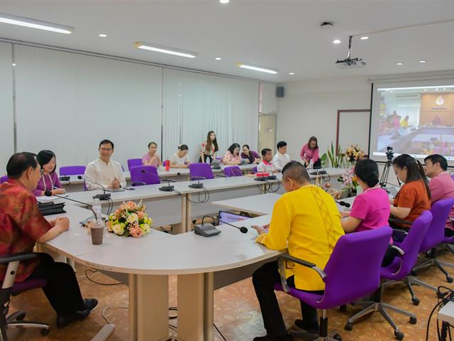 วิทยาลัยการศึกษา ดำเนินโครงการพิธีทำบุญครบรอบ 10 ปี วิทยาลัยการศึกษาและกิจกรรมประเพณีสงกรานต์รดน้ำดำหัวผู้บริหารและผู้อาวุโส ประจำปี 2567