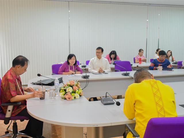 วิทยาลัยการศึกษา ดำเนินโครงการพิธีทำบุญครบรอบ 10 ปี วิทยาลัยการศึกษาและกิจกรรมประเพณีสงกรานต์รดน้ำดำหัวผู้บริหารและผู้อาวุโส ประจำปี 2567