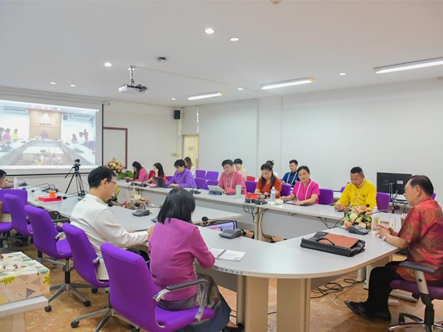 วิทยาลัยการศึกษา ดำเนินโครงการพิธีทำบุญครบรอบ 10 ปี วิทยาลัยการศึกษาและกิจกรรมประเพณีสงกรานต์รดน้ำดำหัวผู้บริหารและผู้อาวุโส ประจำปี 2567