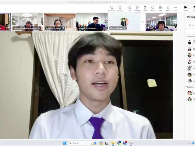 คณะศิลปศาสตร์ ดำเนินการพิจารณาผลงานสหกิจศึกษาดีเด่น ประจำปีการศึกษา 2566
