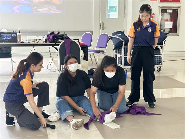 คณะวิศวกรรมศาสตร์ มพ. จัดกิจกรรมอบรมให้ความรู้เบื้องต้นเกี่ยวกับการปฐมพยาบาล