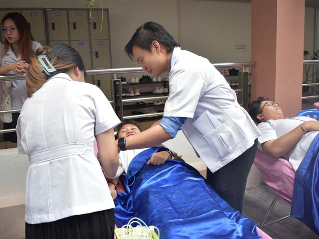 การรับบริจาคโลหิตเนื่องในวันเทคนิคการแพทย์ไทย ประจำปี 2567 