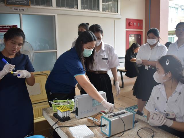 การรับบริจาคโลหิตเนื่องในวันเทคนิคการแพทย์ไทย ประจำปี 2567 