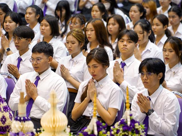 Teacher Appreciation Ceremony at the University of Phayao Academic year 2024.