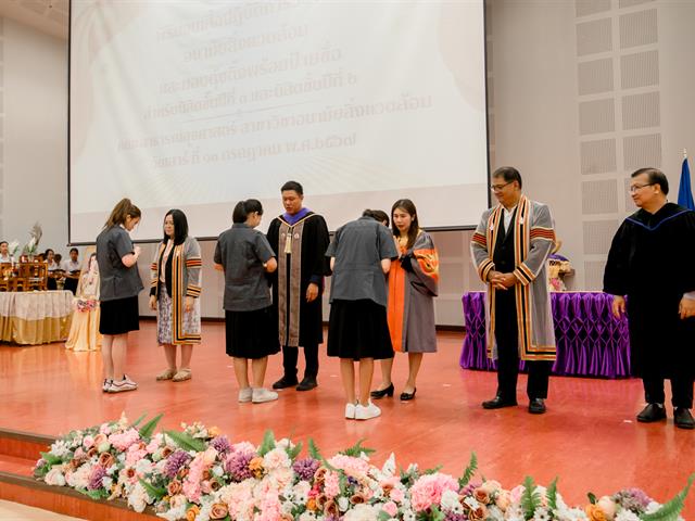 สาขาวิชาอนามัยสิ่งแวดล้อม จัดพิธีมอบเสื้อปฏิบัติการวิชาชีพฯ