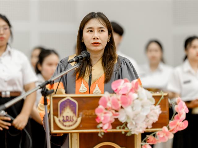 สาขาวิชาอนามัยสิ่งแวดล้อม จัดพิธีมอบเสื้อปฏิบัติการวิชาชีพฯ