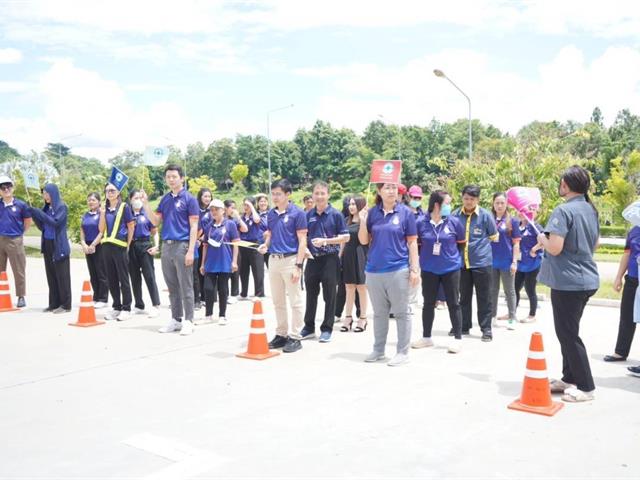 คณะสาธารณสุขศาสตร์ จัดกิจกรรมอบรมเชิงปฏิบัติการ “ฝึกซ้อมการอพยพหนีไฟ และตอบโต้เหตุฉุกเฉิน” 