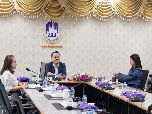 คณะศิลปศาสตร์ให้การต้อนรับคณะกรรมการตัดสินการประกวด Learning Space 2024