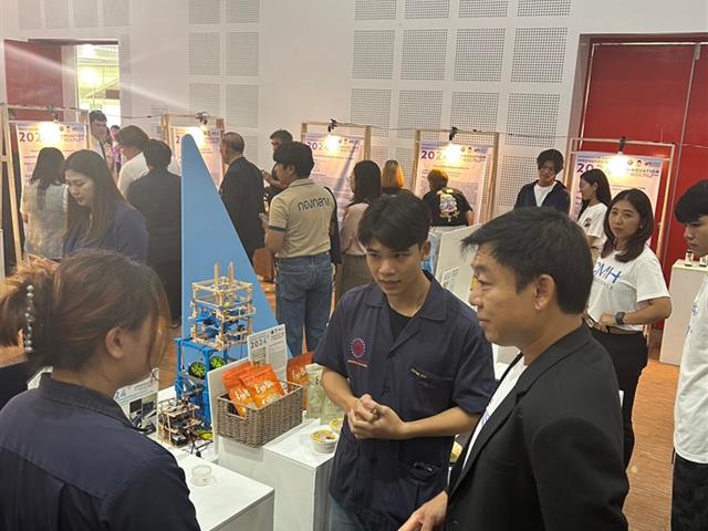 นิสิตวิศวกรรมอุตสาหการ เป็นตัวแทนนำเสนอผลงานนวัตกรรม UP Innovation Day 2024