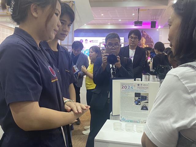 นิสิตวิศวกรรมอุตสาหการ เป็นตัวแทนนำเสนอผลงานนวัตกรรม UP Innovation Day 2024