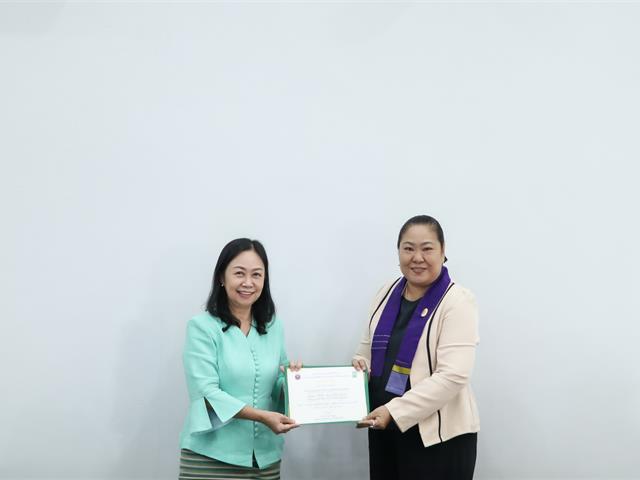 มหาวิทยาลัยพะเยามอบประกาศนียบัตร ผลงานวิจัยที่เข้าร่วมจัดแสดง ในงานมหกรรมวิจัยแห่งชาติ 2567 (Thailand Research Expo 2024) 