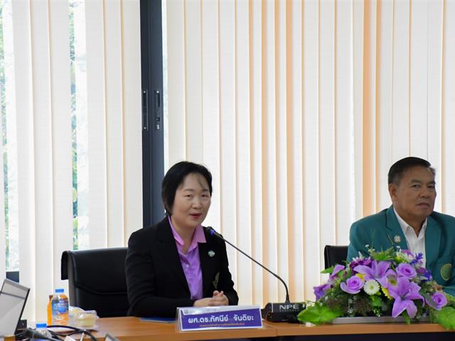 The School of Education Student Association studied visit about student affairs at the Faculty of Education and Development Sciences, Kasetsart University Kamphaeng Saen Campus