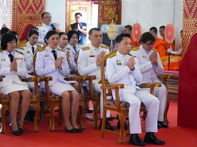 UP held its Royal Kathin Robe Offering Ceremony for 2024 at Wat Sri Khom Kham, a Royal Monastery located in Phayao Province.