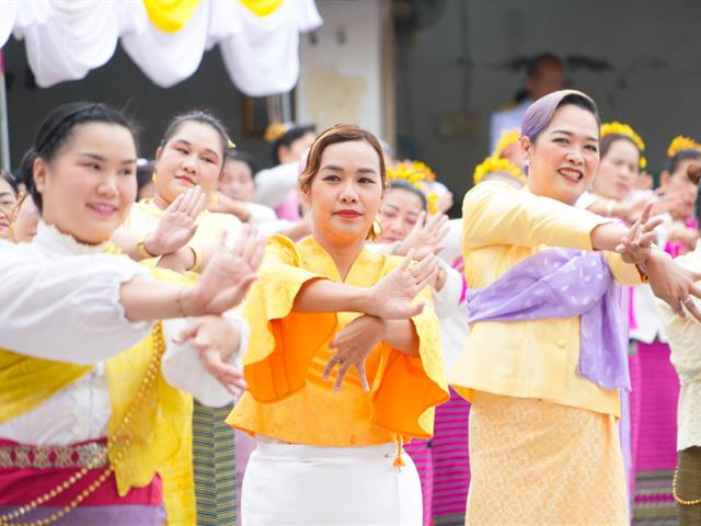 UP held its Royal Kathin Robe Offering Ceremony for 2024 at Wat Sri Khom Kham, a Royal Monastery located in Phayao Province.