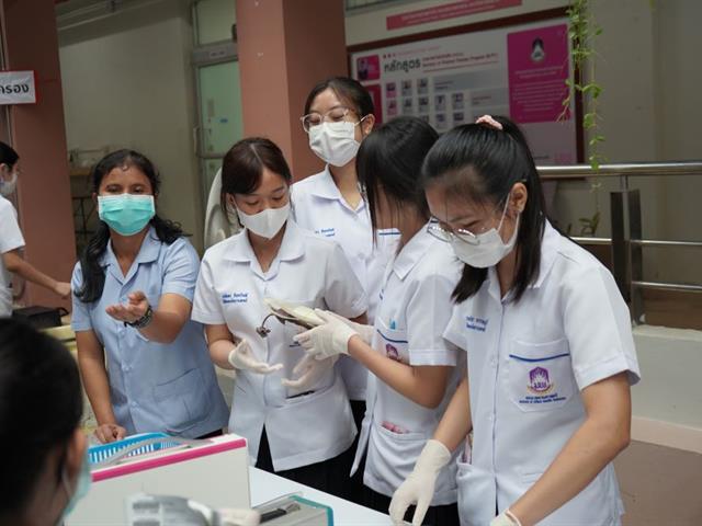 การรับบริจาคโลหิตร่วมกับกิจกรรมกยศ.รวมใจปันโลหิต ต่อชีวิตเพื่อนมนุษย์ ปีที่ 12