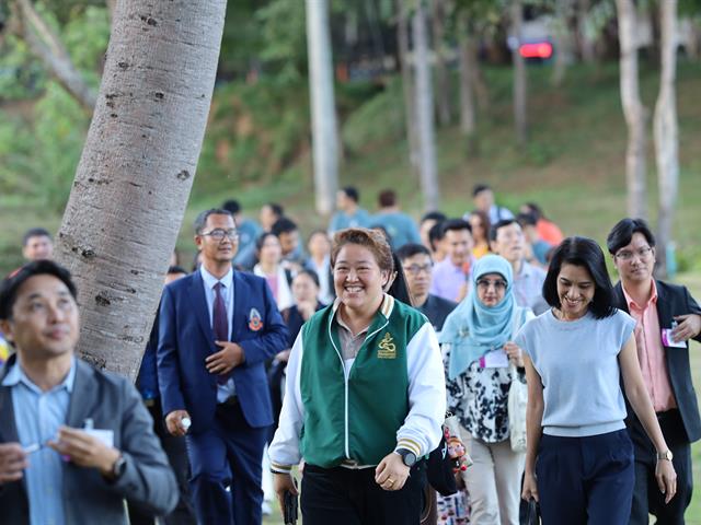 กองอาคารสถานที่ มหาวิทยาลัยพะเยา ความเป็นกลางทางคาร์บอน