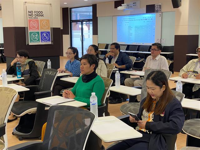 กิจกรรมการบรรยายพิเศษสู่ความเป็นเลิศทางด้านวิชาการ SDG