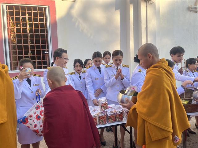 มหาวิทยาลัยพะเยาร่วมพิธีเฉลิมพระเกียรติพระบาทสมเด็จพระเจ้าอยู่หัว  เนื่องในโอกาสพระราชพิธีสมมงคลพระชนมายุเท่า พระบาทสมเด็จพระพุทธยอดฟ้าจุฬาโลกมหาราช  สมเด็จพระปฐมบรมกษัตริยาธิราชแห่งพระราชวงศ์จักรี พุทธศักราช 2568