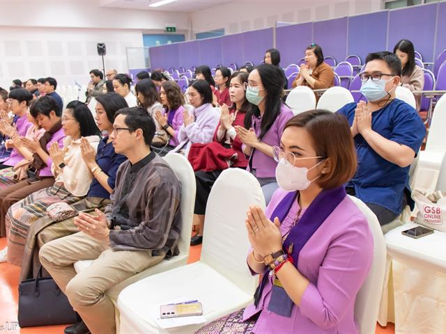 คณะศิลปศาสตร์จัดโครงการทำบุญคณะศิลปศาสตร์ และ การบรรยายธรรม  "ธรรมะนำใจ: สร้างจริยธรรมในการทำงาน" เนื่องในวันขึ้นปีใหม่ ๒๕๖๘