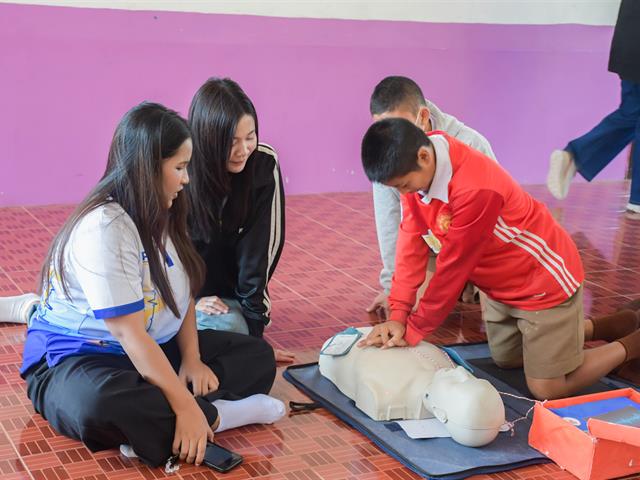 วิทยาลัยการศึกษา เข้าร่วมโครงการ UP CSV 15 ปี มหาวิทยาลัยพะเยา ณ โรงเรียนตำรวจตระเวนชายเเดนเบ็ตตี้ดูเมน อำเภอปง จังหวัดพะเยา