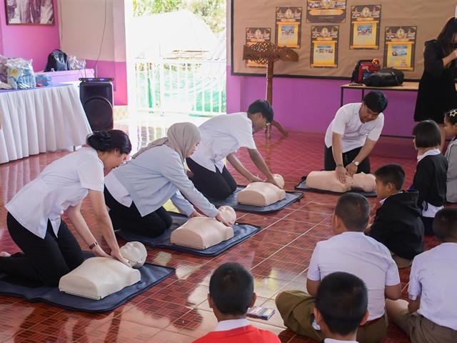 วิทยาลัยการศึกษา เข้าร่วมโครงการ UP CSV 15 ปี มหาวิทยาลัยพะเยา ณ โรงเรียนตำรวจตระเวนชายเเดนเบ็ตตี้ดูเมน อำเภอปง จังหวัดพะเยา
