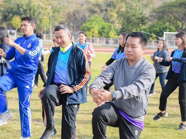 วิทยาลัยการศึกษา ร่วมการแข่งขันกีฬาบุคลากรมหาวิทยาลัยพะเยา ประจำปี 2568 UP Sport Day and BMI Challenge 2025