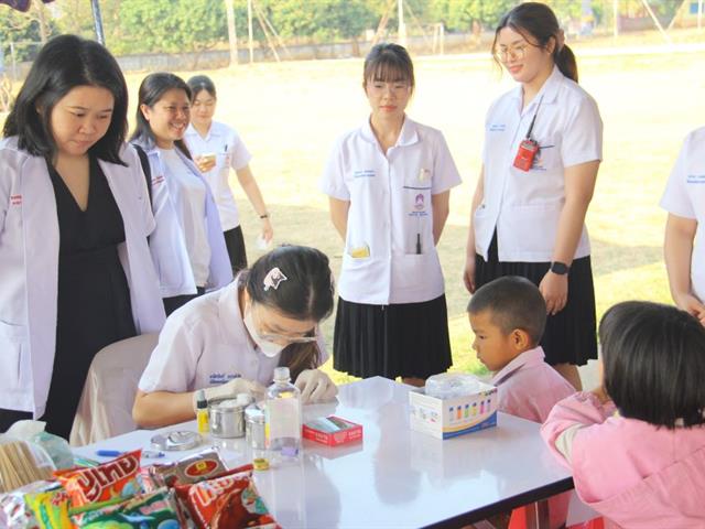 คณะสหเวชศาสตร์ ออกหน่วยตรวจสุขภาพชุมชน ณ โรงเรียนเจริญใจ อ.แม่ใจ จ.พะเยา