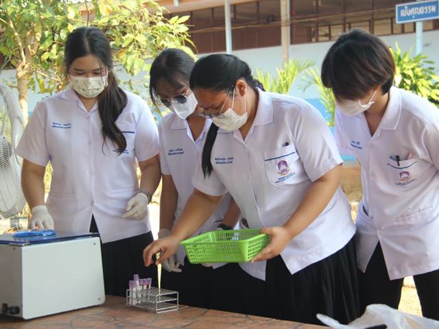 คณะสหเวชศาสตร์ ออกหน่วยตรวจสุขภาพชุมชน ณ โรงเรียนเจริญใจ อ.แม่ใจ จ.พะเยา
