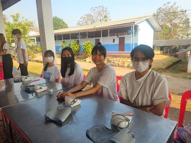 คณะสหเวชศาสตร์ ออกหน่วยตรวจสุขภาพชุมชน ณ โรงเรียนเจริญใจ อ.แม่ใจ จ.พะเยา