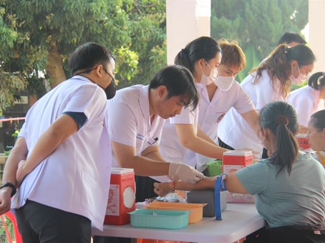 คณะสหเวชศาสตร์ ออกหน่วยตรวจสุขภาพชุมชน ณ โรงเรียนเจริญใจ อ.แม่ใจ จ.พะเยา