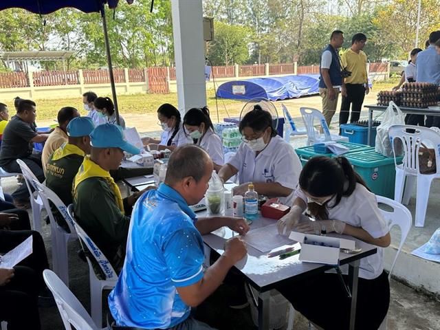 คณะสหเวชศาสตร์ เข้าร่วมกิจกรรมรับบริจาคโลหิต ณ ที่ว่าการอำเภอภูกามยาว