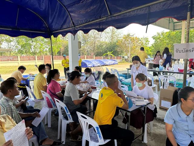 คณะสหเวชศาสตร์ เข้าร่วมกิจกรรมรับบริจาคโลหิต ณ ที่ว่าการอำเภอภูกามยาว