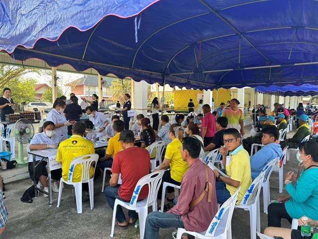 คณะสหเวชศาสตร์ เข้าร่วมกิจกรรมรับบริจาคโลหิต ณ ที่ว่าการอำเภอภูกามยาว