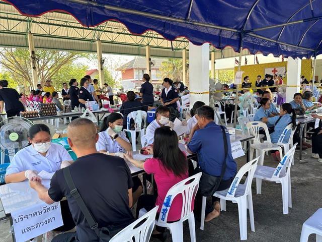 คณะสหเวชศาสตร์ เข้าร่วมกิจกรรมรับบริจาคโลหิต ณ ที่ว่าการอำเภอภูกามยาว