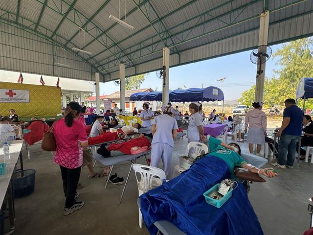 คณะสหเวชศาสตร์ เข้าร่วมกิจกรรมรับบริจาคโลหิต ณ ที่ว่าการอำเภอภูกามยาว