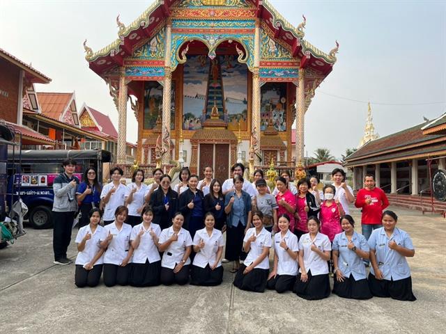 ม.พะเยา คัดกรองสุขภาพผู้สูงวัย แม่ใส คณะสาธารณสุขศาสตร์ ลงพื้นที่ตรวจสุขภาพผู้สูงอายุ เดินหน้าโครงการ "ชะลอชรา สร้างชีวายืนยาว : สุขภาพดีสู่ผู้สูงวัส"