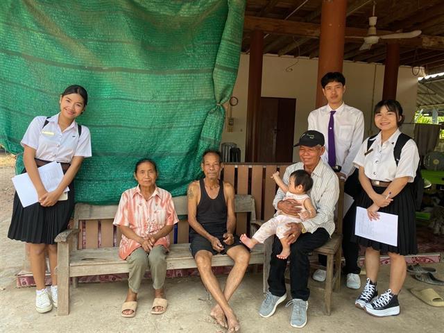 ม.พะเยา คัดกรองสุขภาพผู้สูงวัย แม่ใส คณะสาธารณสุขศาสตร์ ลงพื้นที่ตรวจสุขภาพผู้สูงอายุ เดินหน้าโครงการ "ชะลอชรา สร้างชีวายืนยาว : สุขภาพดีสู่ผู้สูงวัส"