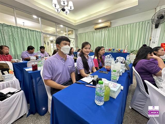 วิทยาลัยการจัดการ หลักสูตรการศึกษามหาบัณฑิต กิจกรรมการฝึกปฏิบัติการภาคสนามเข้ากับกระบวนการเรียนรู้ในรายวิชา ณ ชุมชนบางกระดี่ และโรงเรียนนพรัตน์พัฒนศาสตร์ บางกระดี่ กรุงเทพมหานคร