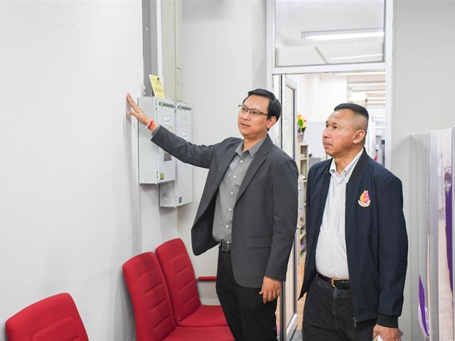 วิทยาลัยการศึกษา ลงพื้นที่ตรวจสอบอาคารหลังเหตุการณ์แผ่นดินไหว