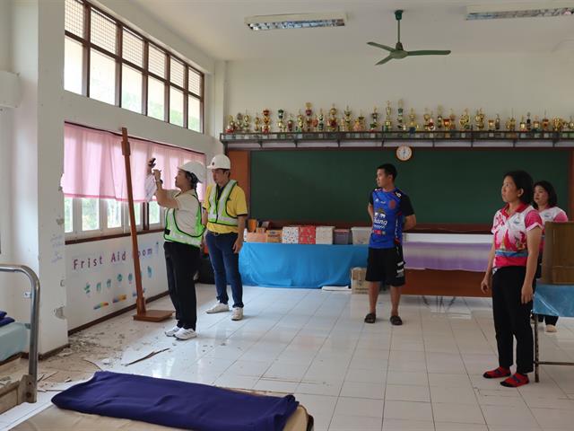 Engineering UP, led a team of volunteer engineers to assess structural damage across 8 districts in Phayao after earthquake