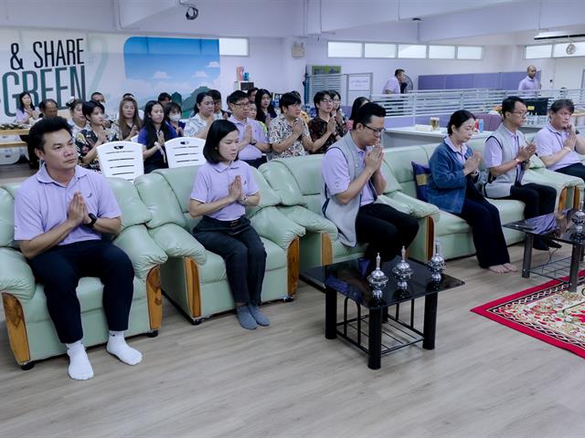 มหาวิทยาลัยพะเยา จัดพิธีทำบุญเปิดศูนย์สิ่งแวดลัอมและการจัดการที่ยั่งยืน
