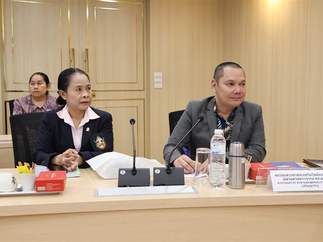 วิทยาลัยการจัดการ ต้อนรับคณะศึกษาดูงานคณะศึกษาศาสตร์และศิลปศาสตร์ สถาบันสารสาสน์เทคโนโลยีแห่งสุวรรณภูมิ ในการเข้าฟังบรรยาย “บทบัญญัติทางกฎหมายที่เกี่ยวข้องกับการบริหารบุคลากรทางการศึกษาของคุรุสภา